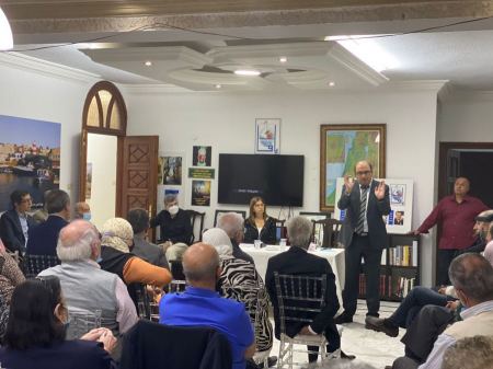 جمعية المحبة اليافية في عمان تستضيف أبن يافا النائب سامي أبو شحادة